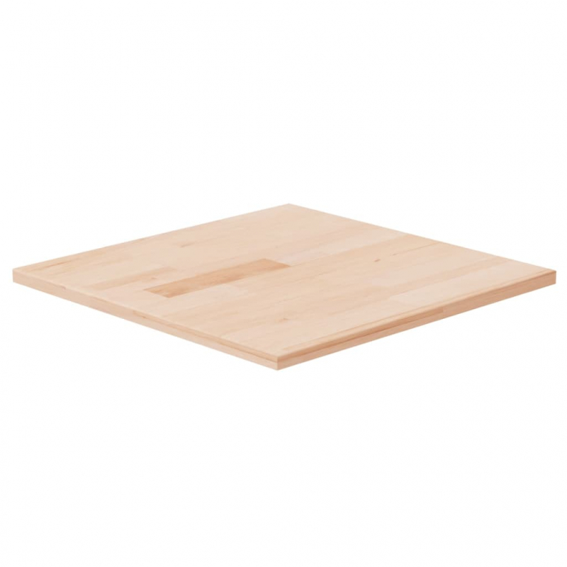 Tischplatte Quadratisch 40x40x1,5 cm Eichenholz Unbehandelt