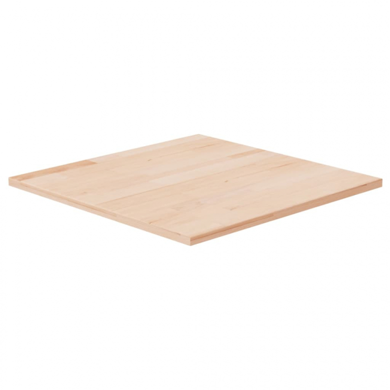 Tischplatte Quadratisch 50x50x1,5 cm Eichenholz Unbehandelt