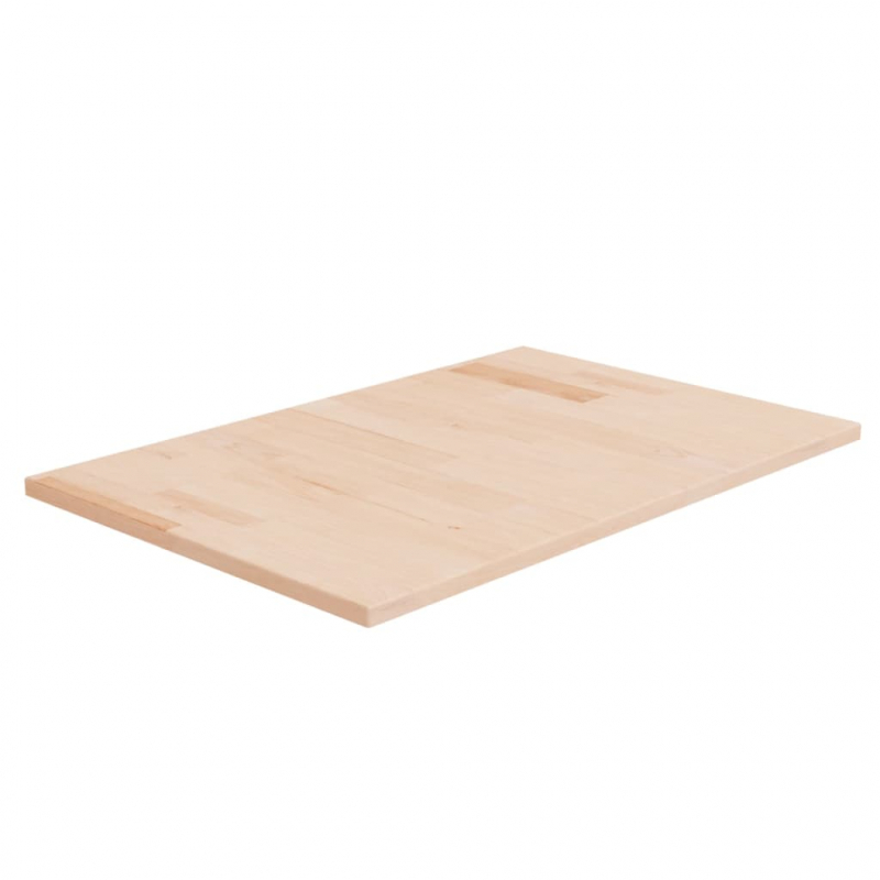 Waschtischplatte 60x40x1,5 cm Massivholz Unbehandelt