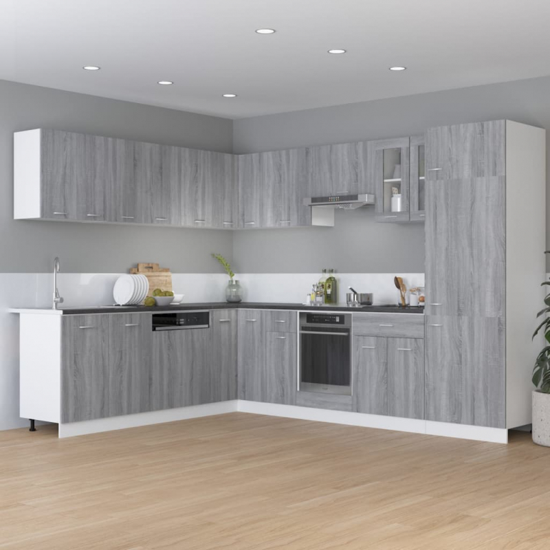 Unterschrank mit Schublade Lyon Grau Sonoma 60x46x81,5 cm