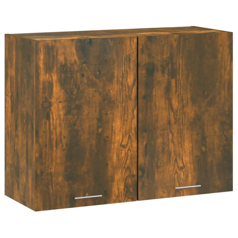 Hängeschrank Räuchereiche 80x31x60 cm Holzwerkstoff