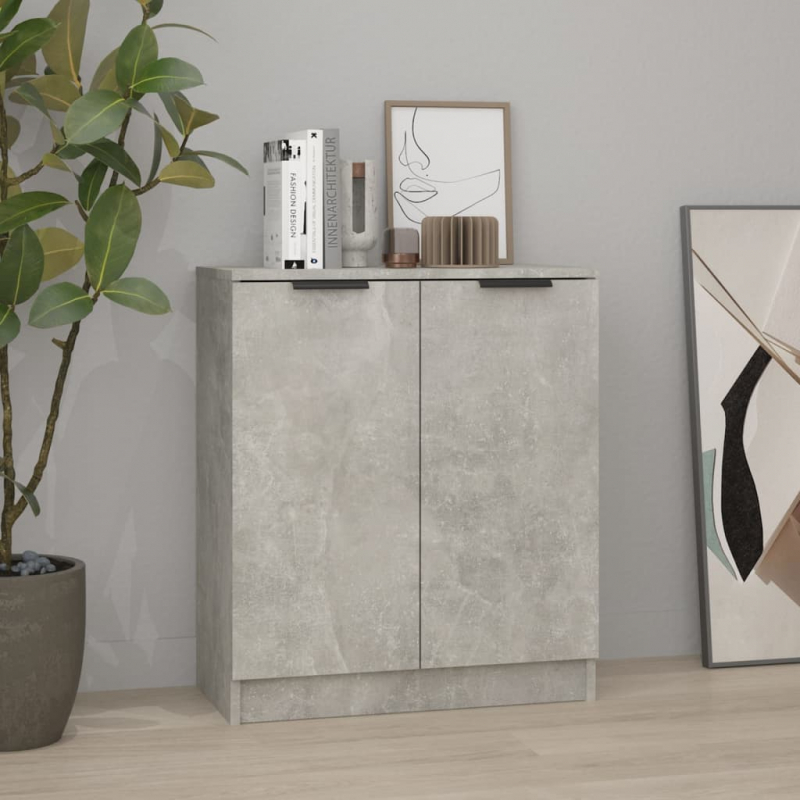 Sideboard Betongrau 60x30x70 cm Holzwerkstoff