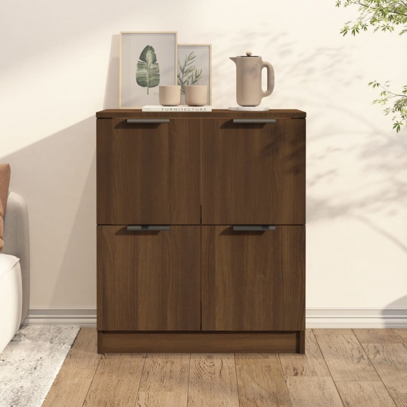 Sideboard Braun Eichen-Optik 60x30x70 cm Holzwerkstoff