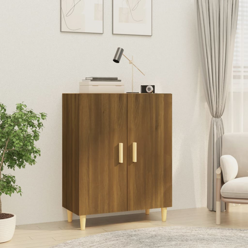 Sideboard Braun Eichen-Optik 70x34x90 cm Holzwerkstoff