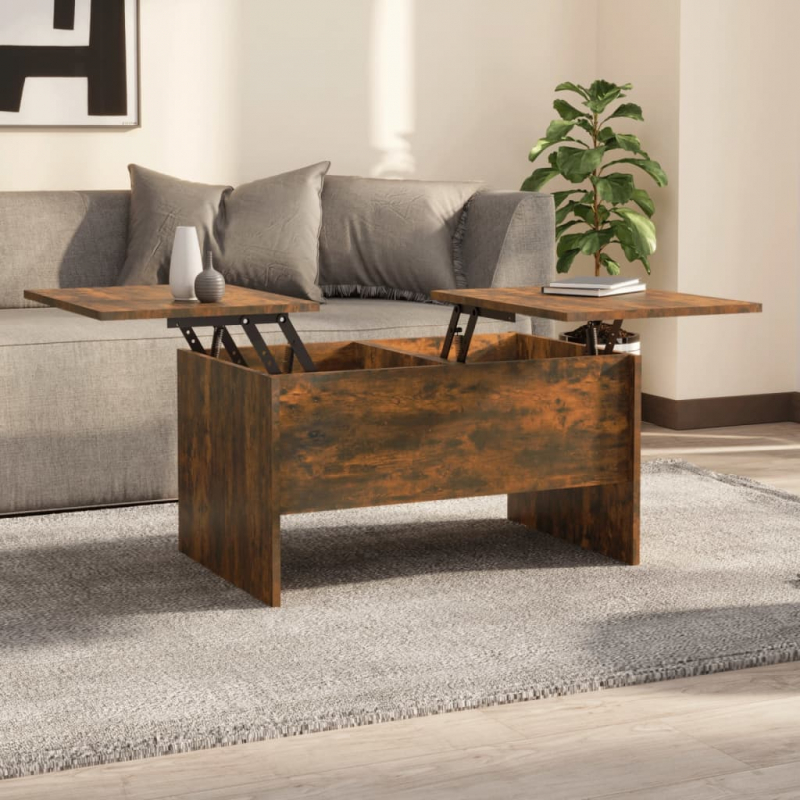 Couchtisch Räuchereiche 80x50x42,5 cm Holzwerkstoff