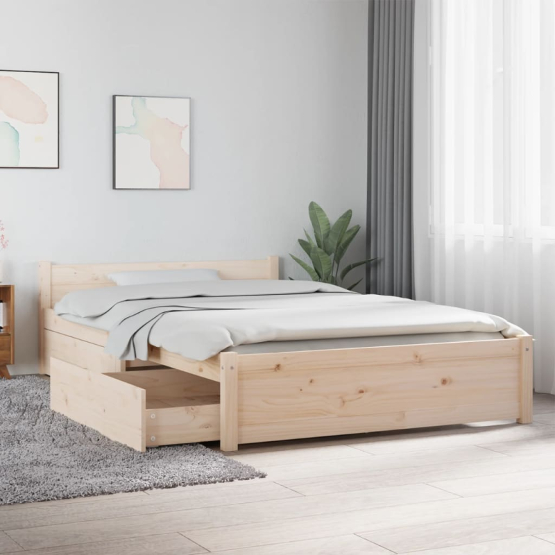 Bett mit Schubladen 120x190 cm