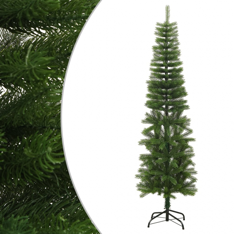 Künstlicher Weihnachtsbaum mit Ständer Schlank 180 cm PE