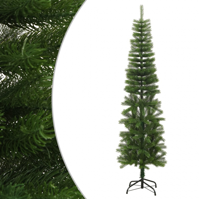 Künstlicher Weihnachtsbaum mit Ständer Schlank 210 cm PE