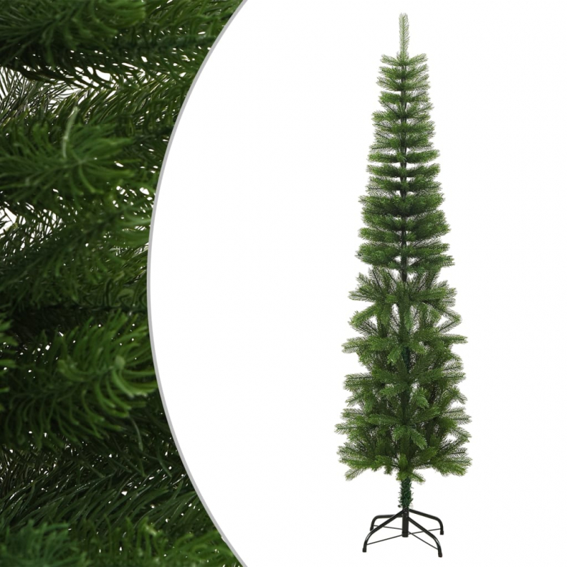 Künstlicher Weihnachtsbaum mit Ständer Schlank 240 cm PE