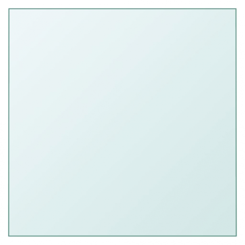 Tischplatte Transparent 30x30 cm Hartglas