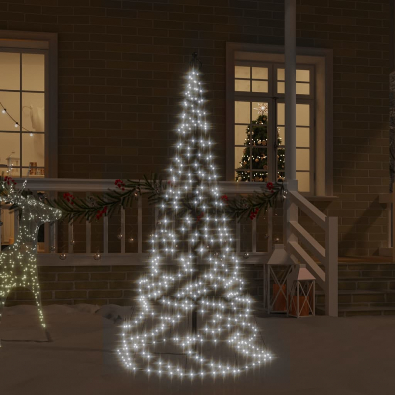 LED-Weihnachtsbaum Kaltweiß 200 LEDs 180 cm