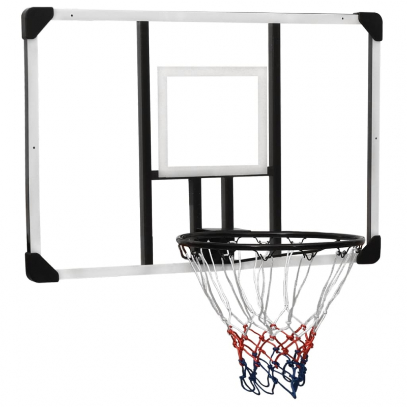 Basketballkorb Transparent 106x69x3 cm Polycarbonat