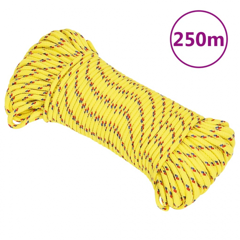 Bootsseil Gelb 3 mm 250 m Polypropylen