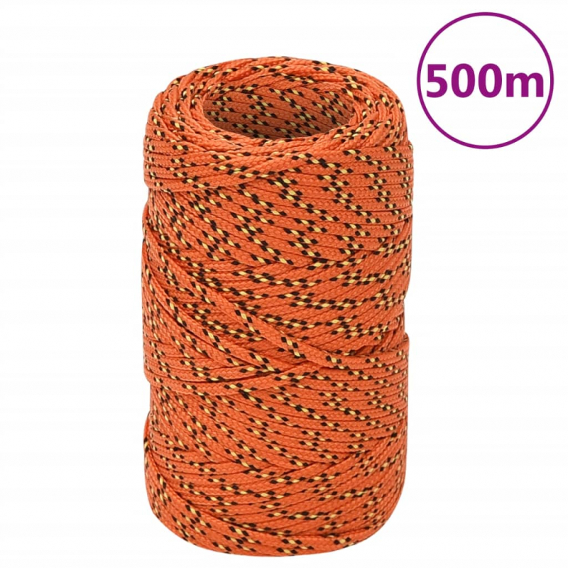 Bootsseil Orange 2 mm 500 m Polypropylen