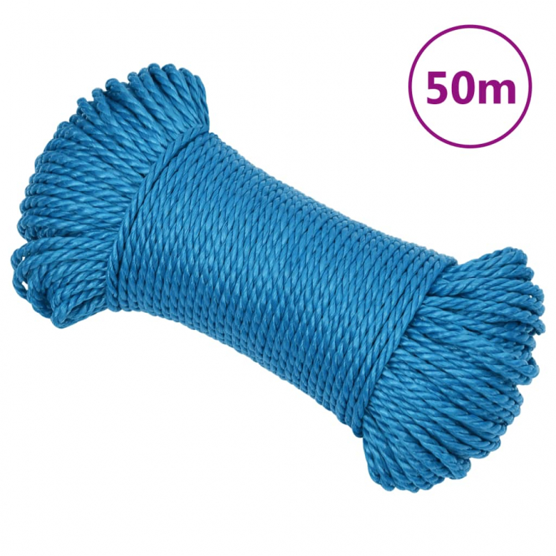 Arbeitsseil Blau 3 mm 50 m Polypropylen