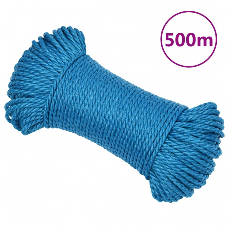 Arbeitsseil Blau 3 mm 500 m Polypropylen