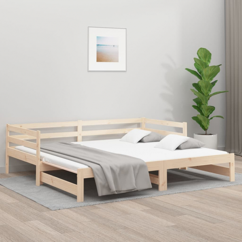 Ausziehbares Tagesbett ohne Matratze 90x190 cm