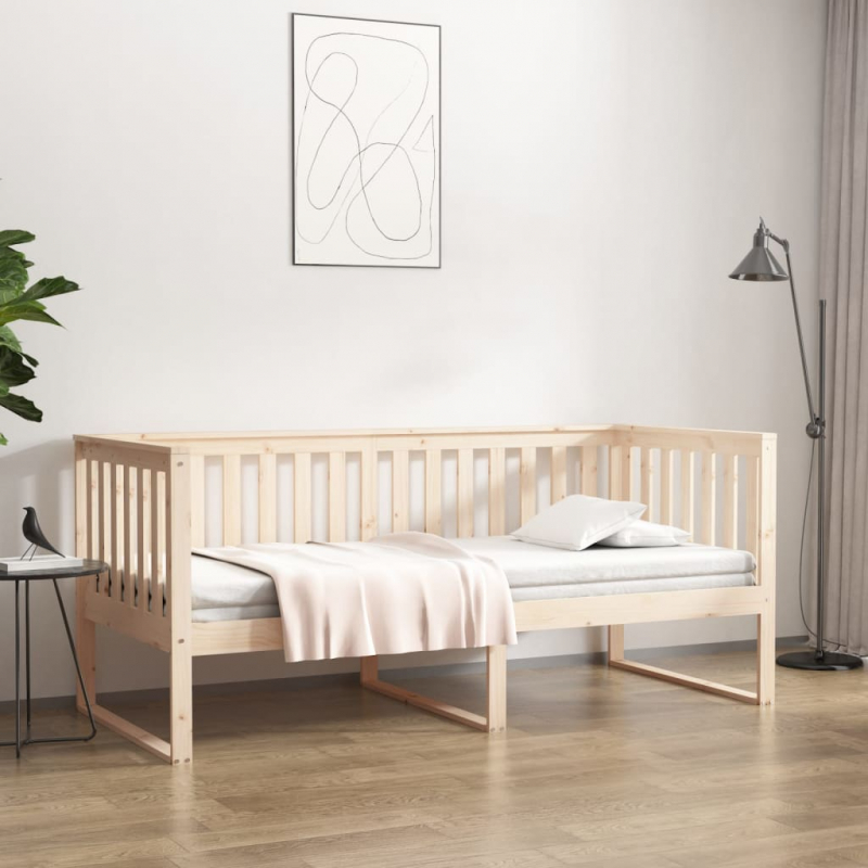Tagesbett ohne Matratze 90x200 cm Massivholz Kiefer