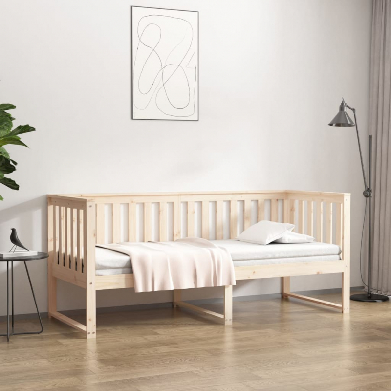 Tagesbett ohne Matratze 75x190 cm Massivholz Kiefer