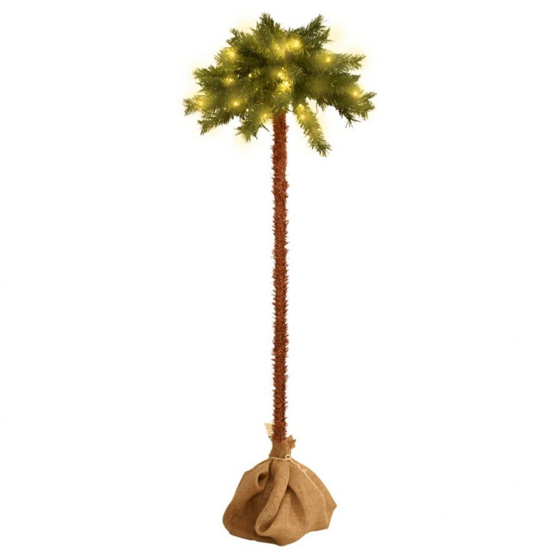 Künstliche Palme mit LEDs 120 cm