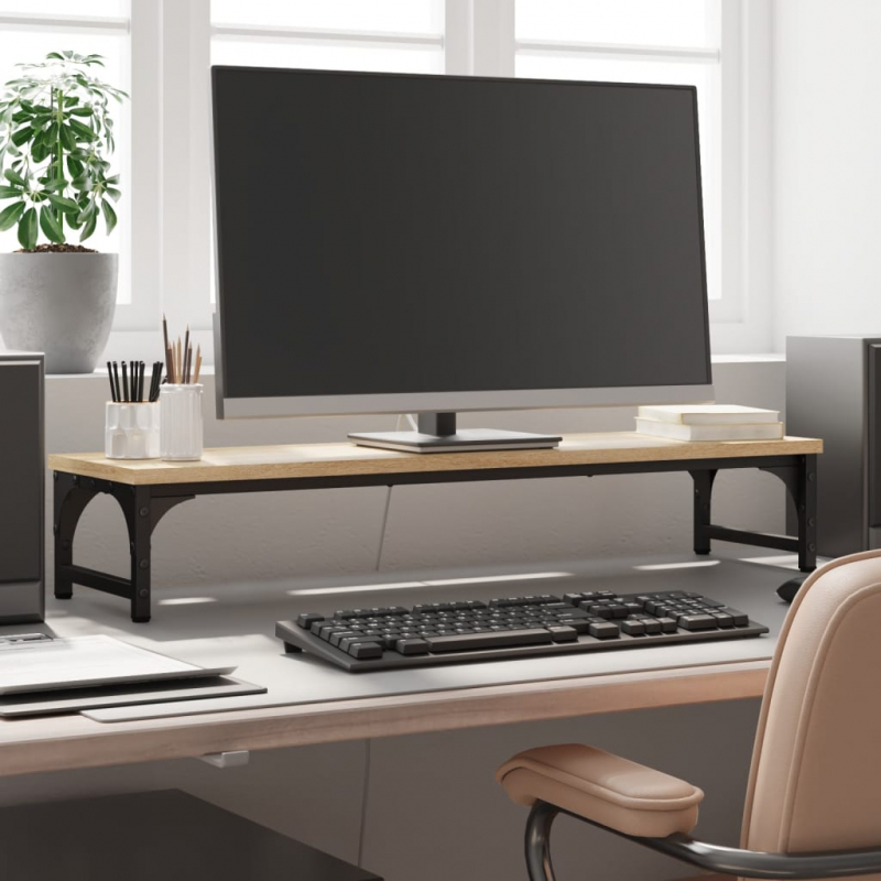Monitorständer Sonoma-Eiche 85x23x15,5 cm Holzwerkstoff