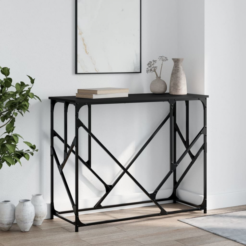 Konsolentisch Schwarz 100x40x80 cm Holzwerkstoff