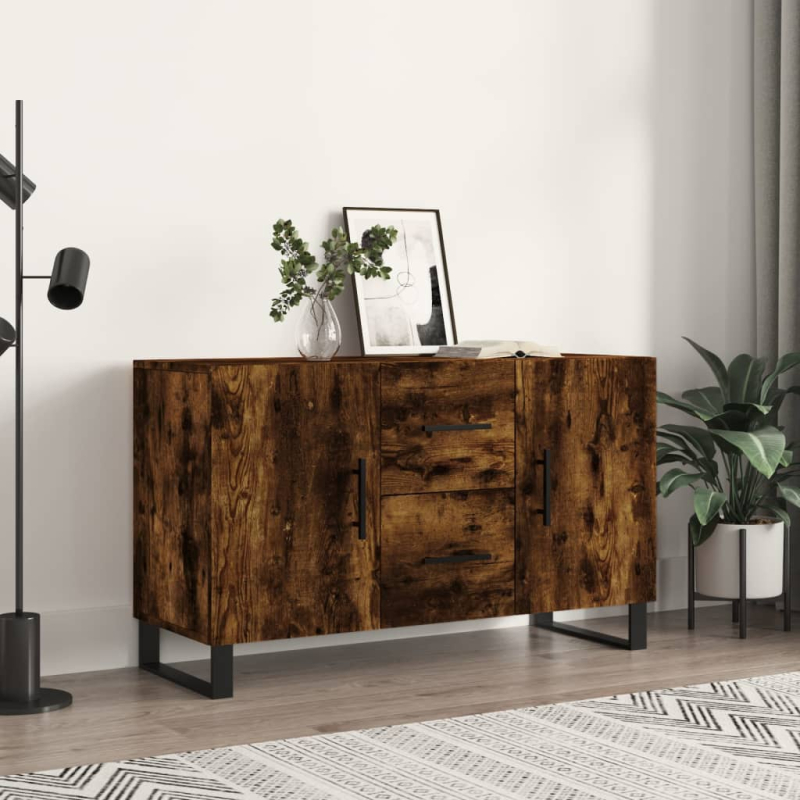 Sideboard Räuchereiche 100x36x60 cm Holzwerkstoff