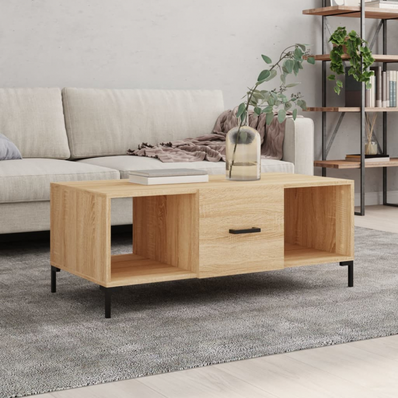 Couchtisch Sonoma-Eiche 102x50x40 cm Holzwerkstoff