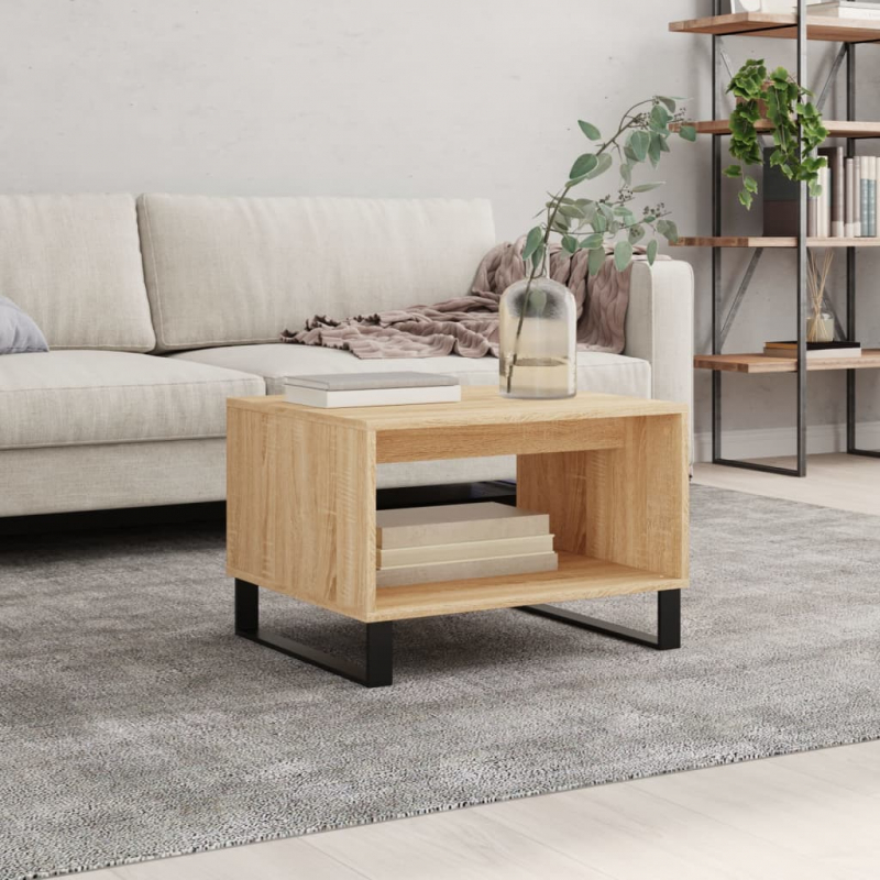Couchtisch Sonoma-Eiche 60x50x40 cm Holzwerkstoff
