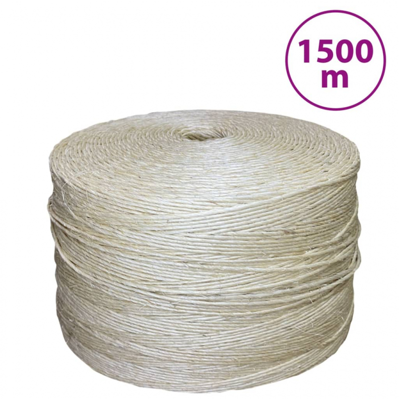 Seil 100% Sisal 2 mm 1500 m