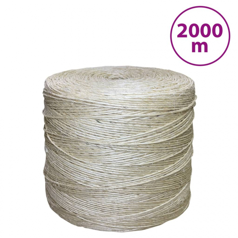 Seil 100% Sisal 3 mm 2000 m