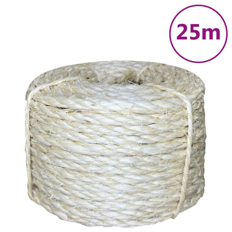 Seil 100% Sisal 6 mm 25 m