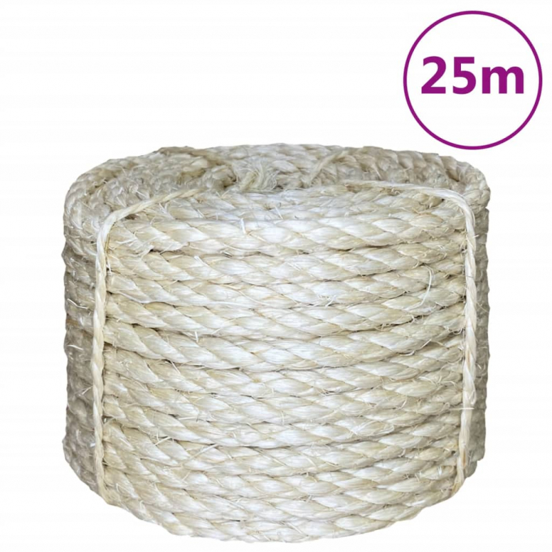 Seil 100% Sisal 8 mm 25 m