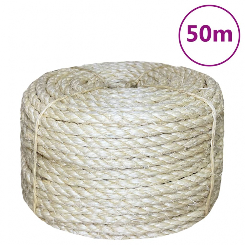 Seil 100% Sisal 8 mm 50 m