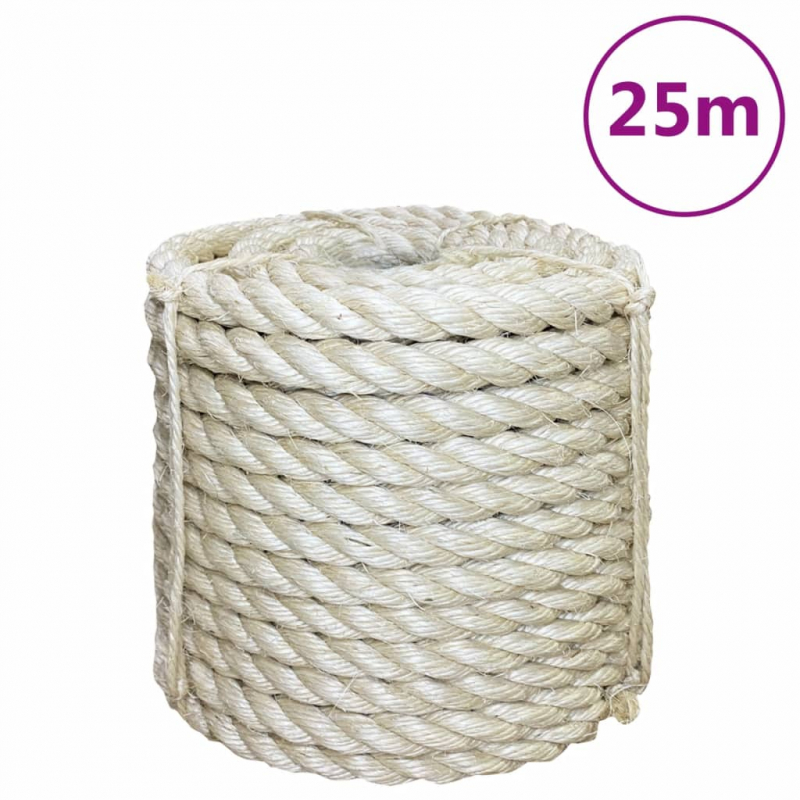 Seil 100% Sisal 20 mm 25 m