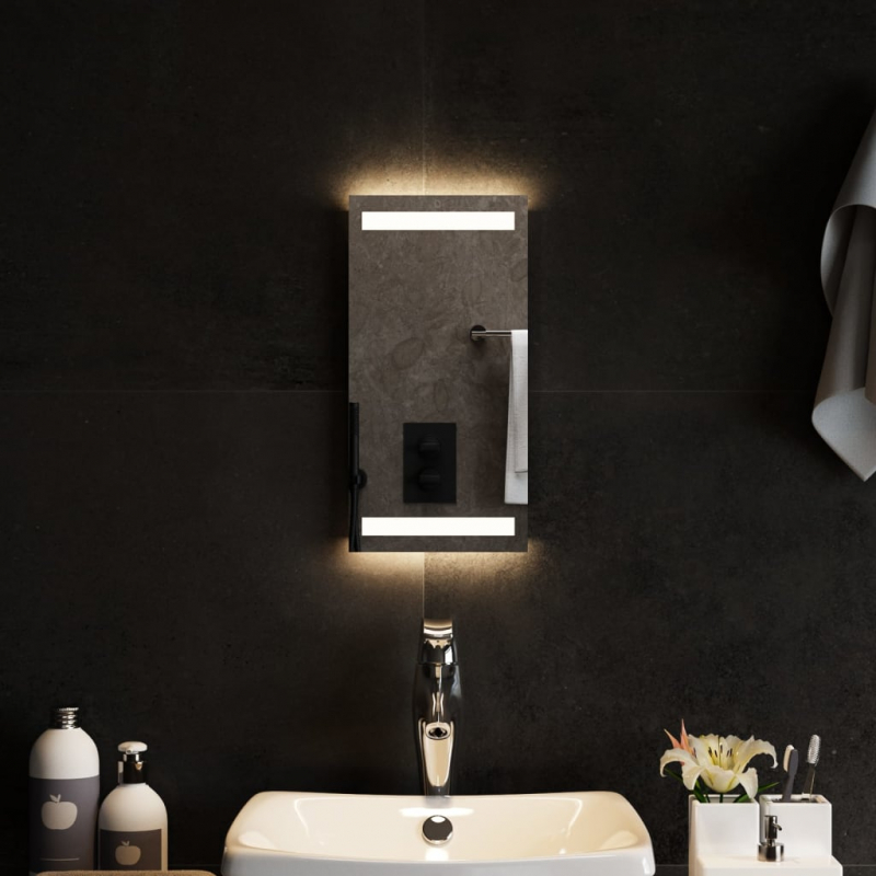 LED-Badspiegel 20x40 cm