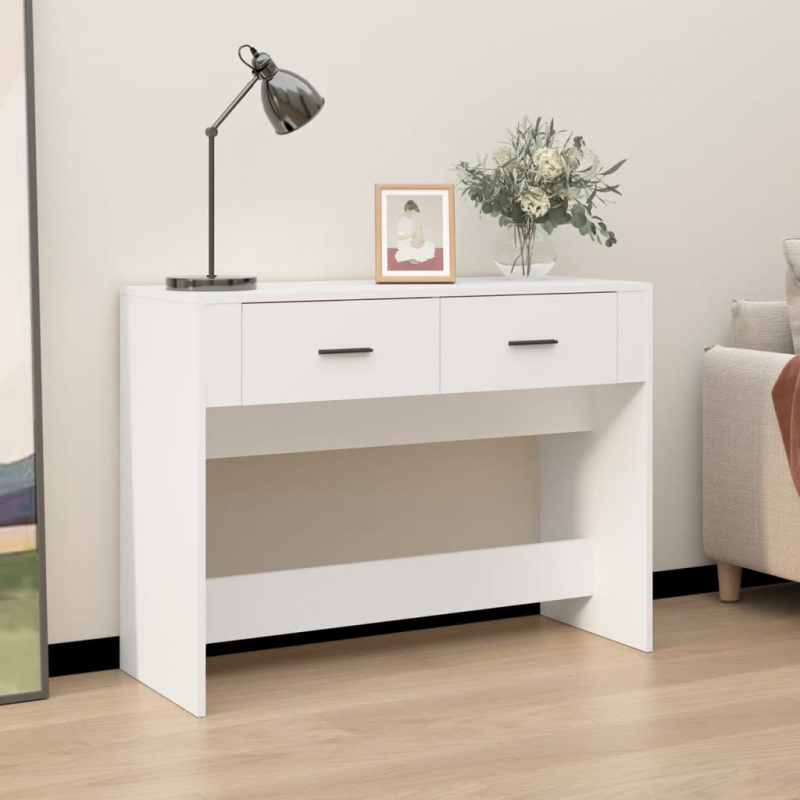 Konsolentisch Weiß 100x39x75 cm Holzwerkstoff