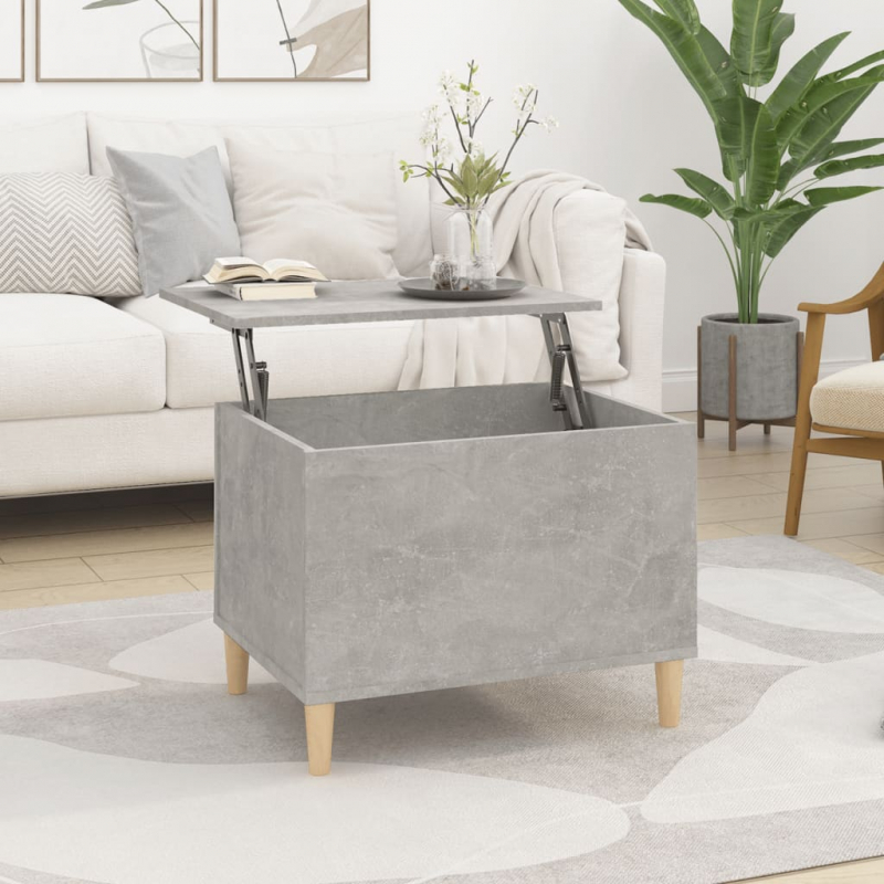Couchtisch Betongrau 60x44,5x45 cm Holzwerkstoff
