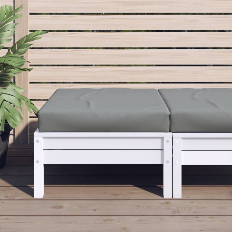 Palettenkissen Grau 60x60x9,5 cm Oxford-Gewebe