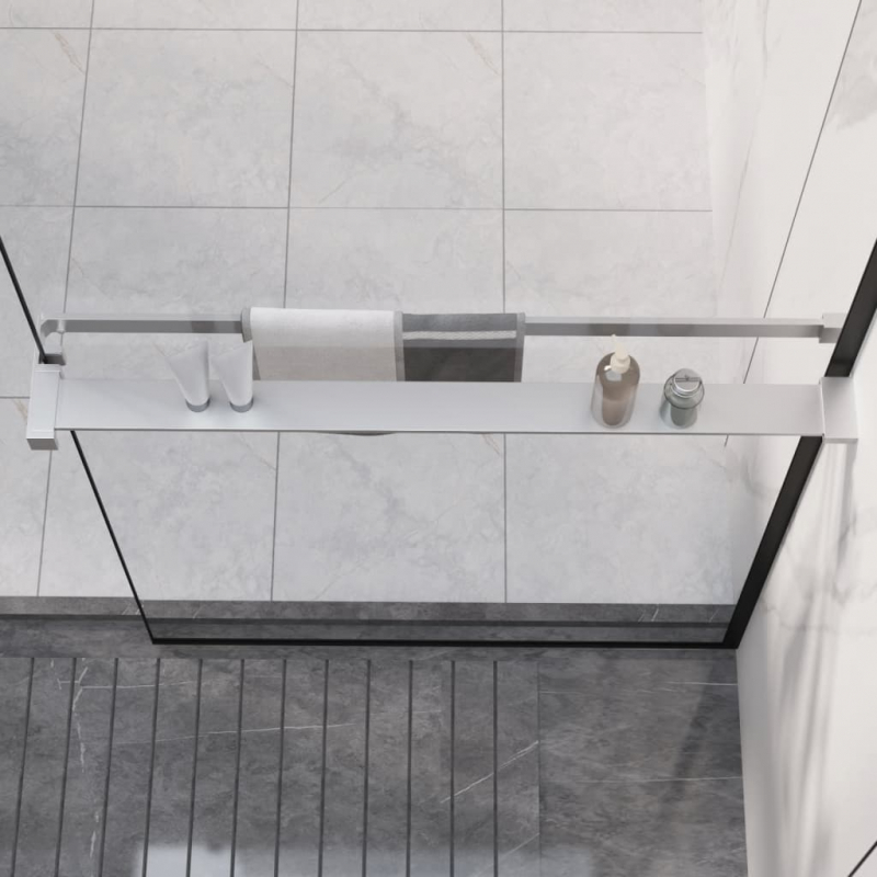 Duschablage für Begehbare Dusche Chrom 80 cm Aluminium