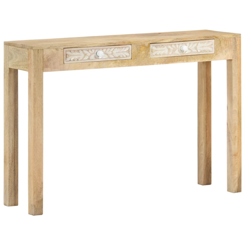 Konsolentisch 110x30x75 cm Gebleichtes Massivholz Mango