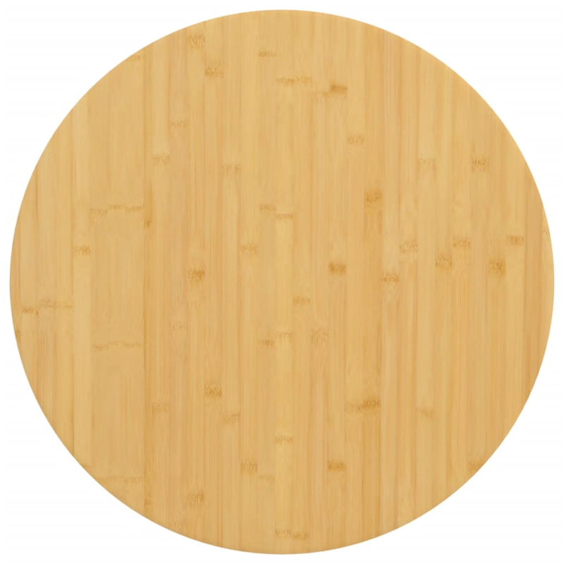 Tischplatte Ø60x1,5 cm Bambus