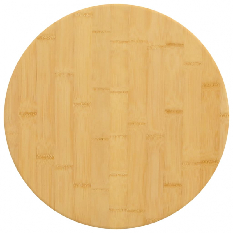 Tischplatte Ø30x2,5 cm Bambus