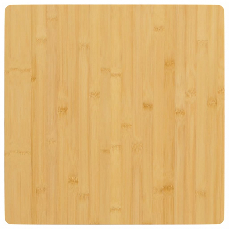 Tischplatte 50x50x2,5 cm Bambus