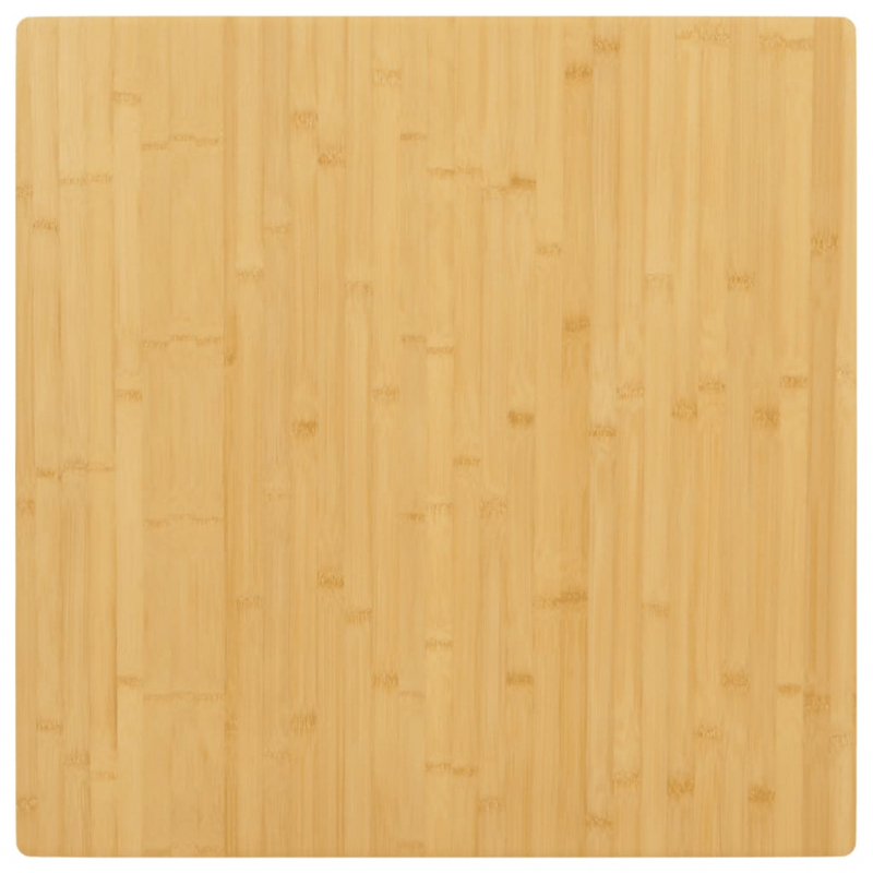 Tischplatte 90x90x2,5 cm Bambus