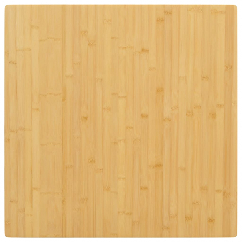 Tischplatte 90x90x4 cm Bambus