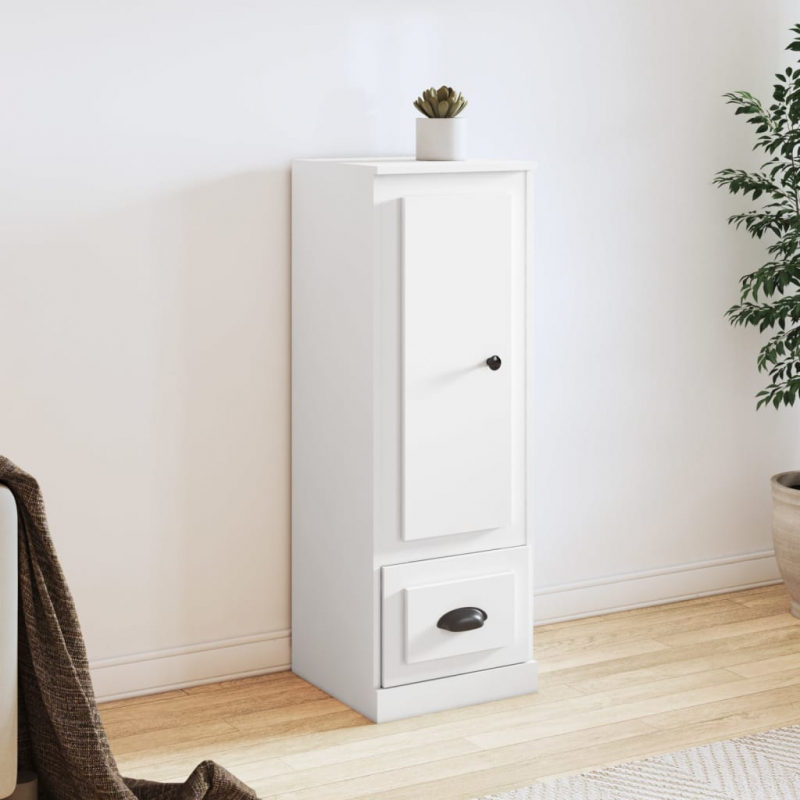 Highboard Weiß 36x35,5x103,5 cm Holzwerkstoff