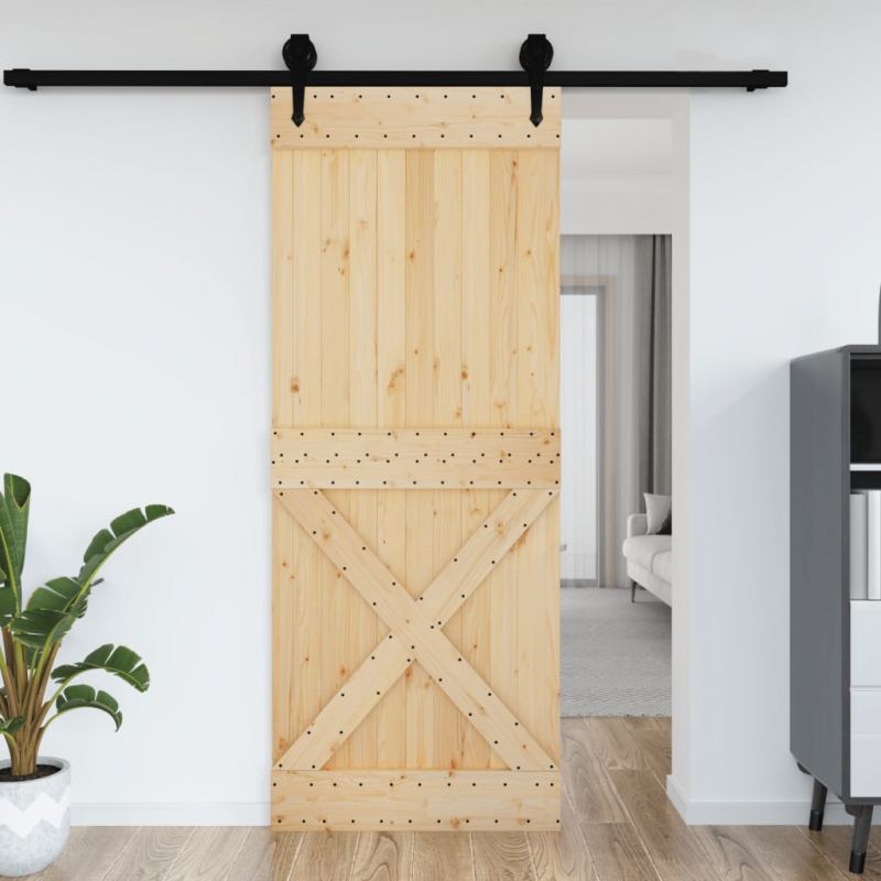 Tür NARVIK 90x210 cm Massivholz Kiefer