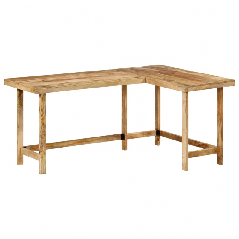 Schreibtisch 165x110x75 cm Massivholz Mango