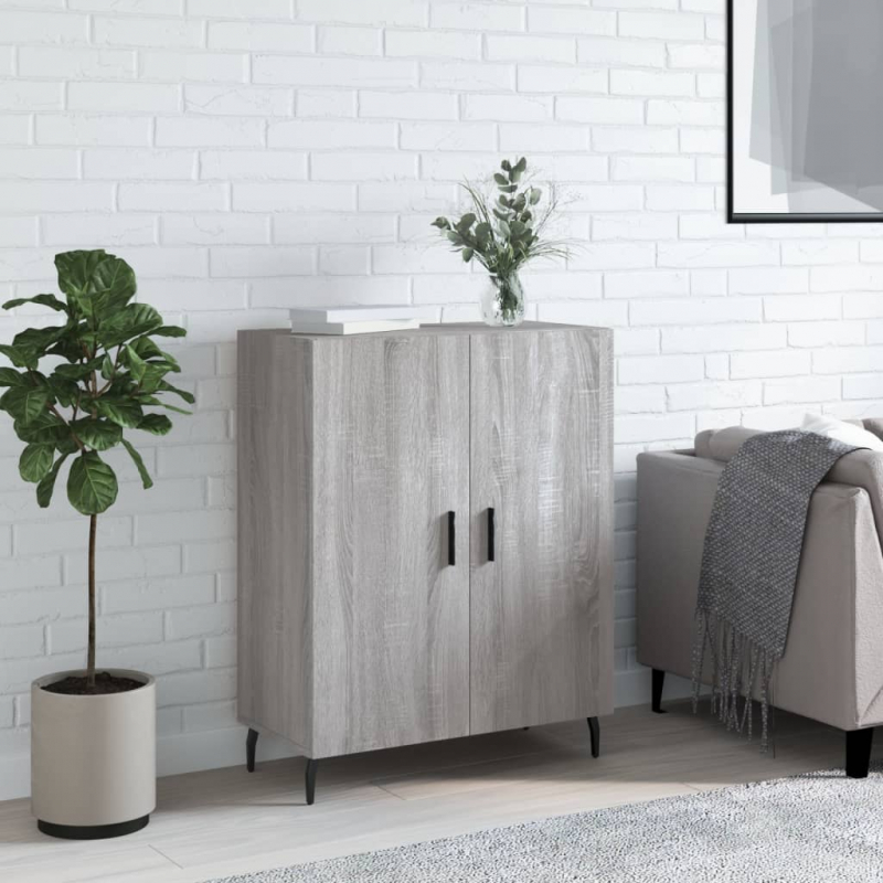 Sideboard Grau Sonoma 69,5x34x90 cm Holzwerkstoff